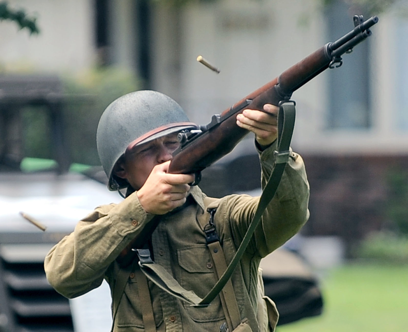 2019 John C. Fremont Days - WWII firepower demonstration